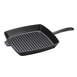 STAUB Cast Iron Square Grill Pan