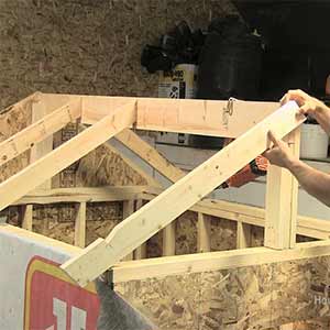 Connecting Roof of Storage Sheds