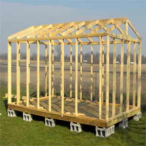 Frame of Storage Sheds