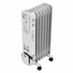 K&N White Oil Filled Heater with Cover