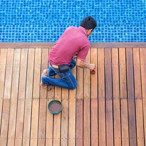 Paint a Pool Deck