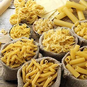 Pasta is High in Carbohydrates