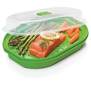Prepsolutions Microwavable Fish and Vegetable steamer