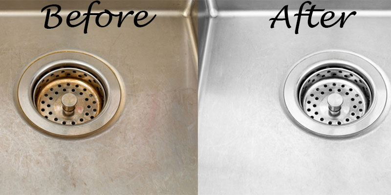 Remove Rust From Stainless Steel Sink