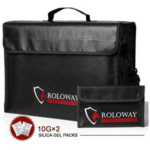ROLOWAY Large Fireproof Bag