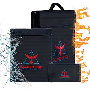 SacredFire Fireproof Bag for Documents