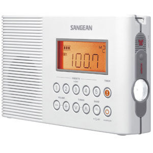 Sangean H201 Weather Alert Waterproof Shower Radio