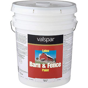 Valspar 3125-70 Barn and Fence Latex Paint