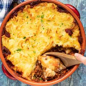 Vegan Lentil Shepherd's Pie